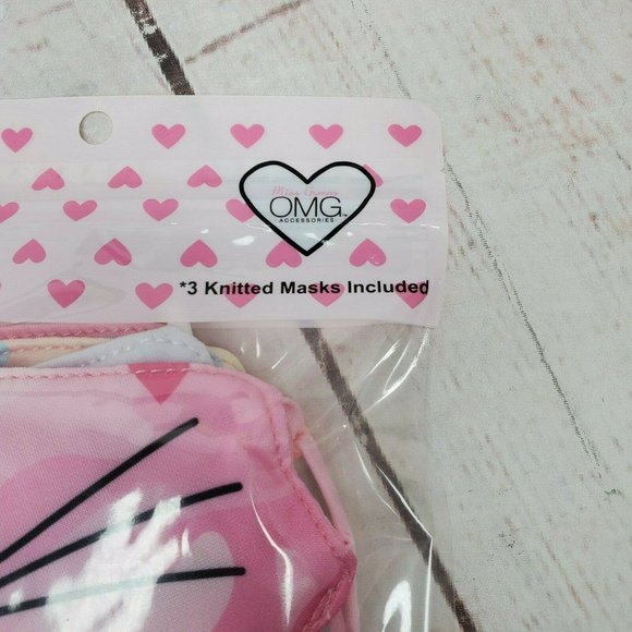 Miss Gwen's OMG Accessories Girls Knitted Mask - Picture 2 of 9